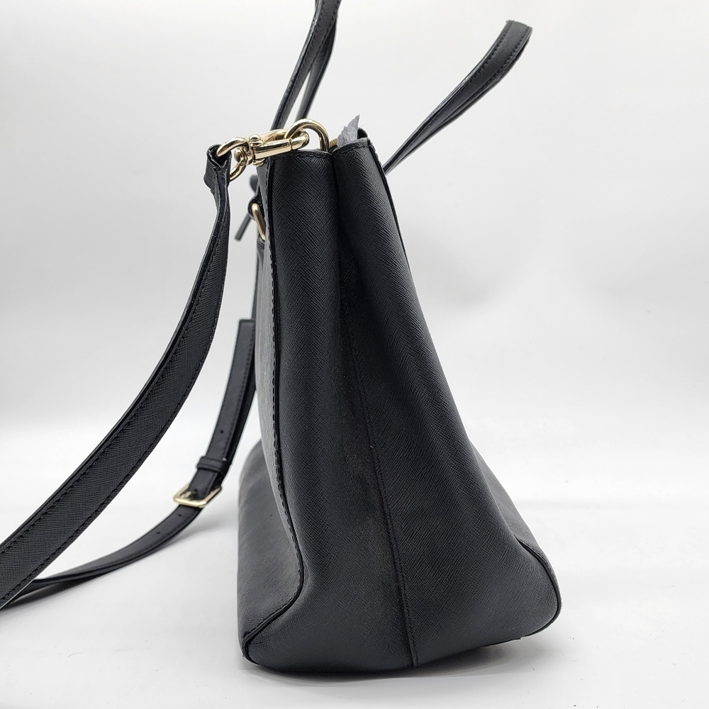 Kate Spade New York Black Leighann Laurel Way Lane Satchel Shoulder Bag Handbag - Picture 13 of 16